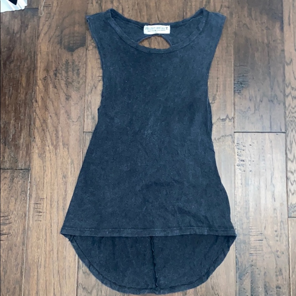 Muscle Cut/Open Back Tank